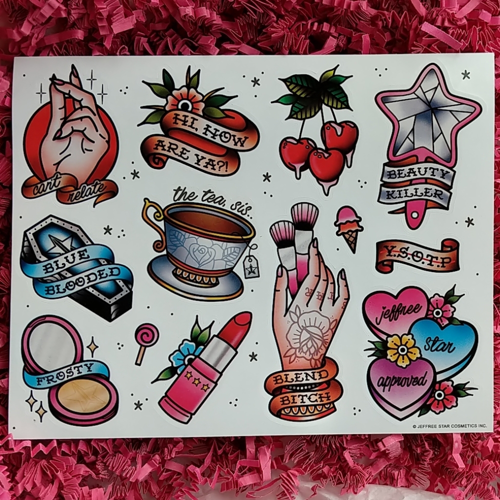 Jeffree Star Cosmetics Sticker Sheet - Picture 6 of 8